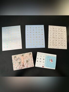 Simply Gilded Decorative Planner Sticker Sheets